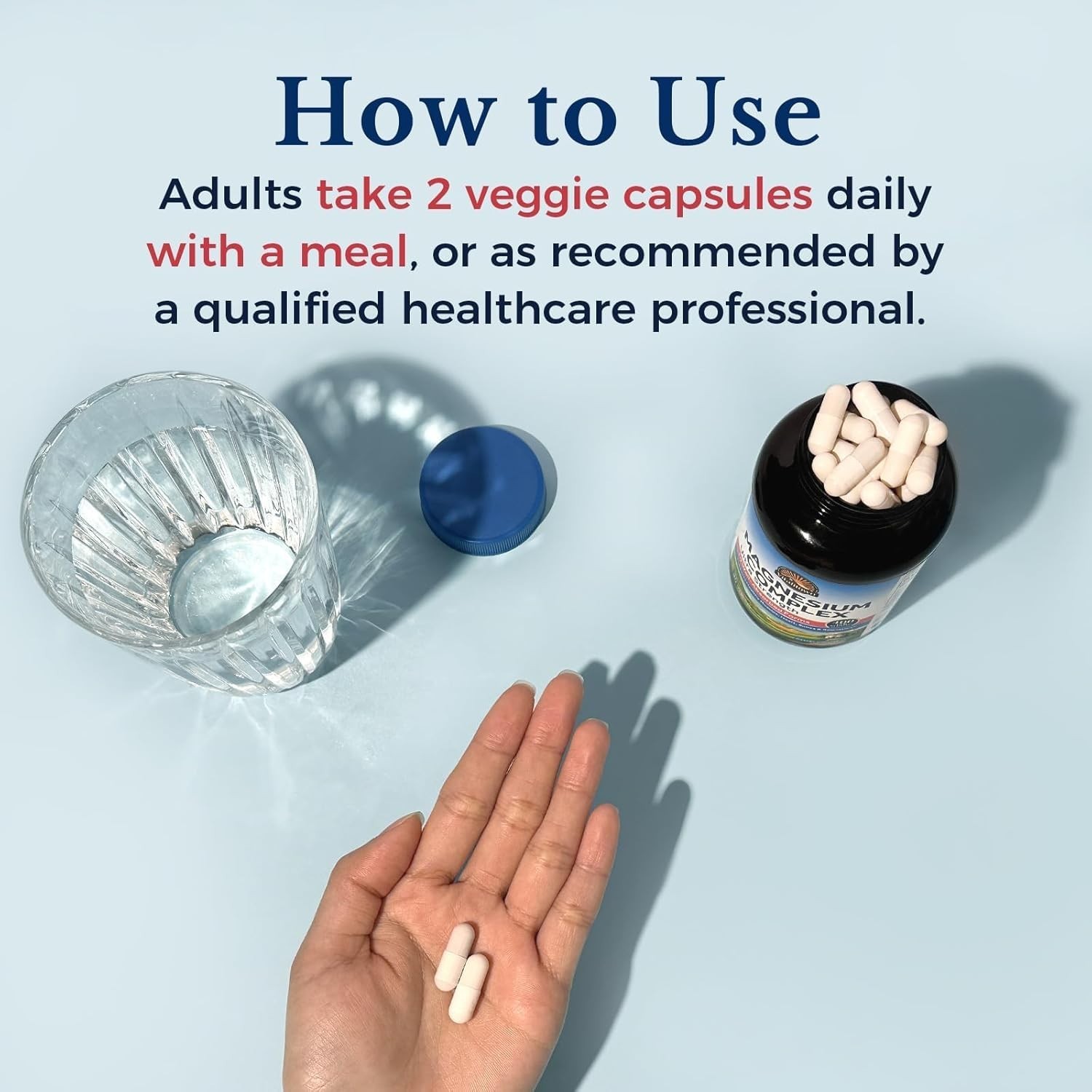 “Vitalitown 10 in 1 Magnesium Complex Supplement – 400mg 90 Count (Pack of 1) “