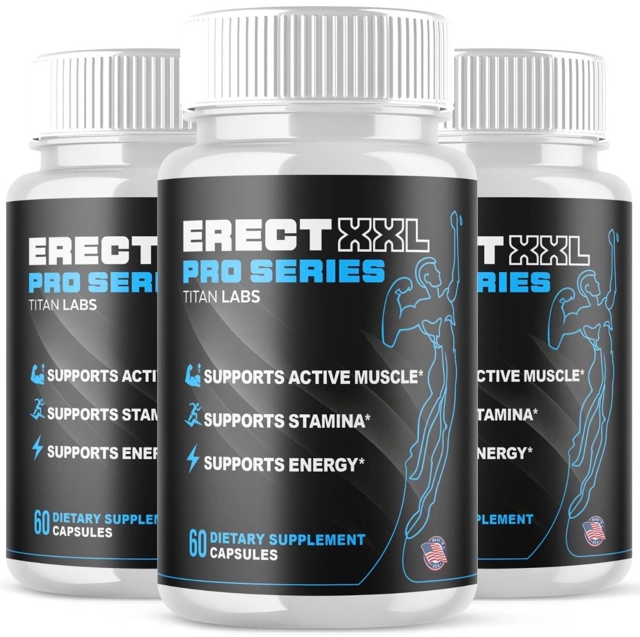 Titan Labs Erect XXL Pro Series Dietary Supplement 60 Tablets