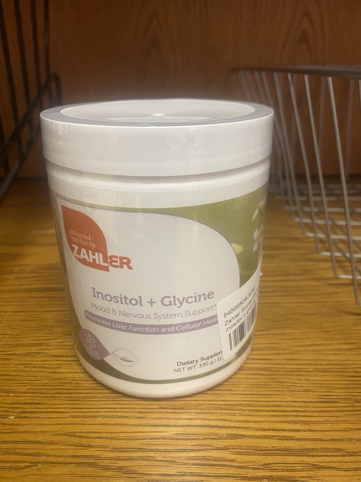 Zahler Inositol + Glycine Powder Mood & Nervous System Support 11.5 oz 9/26