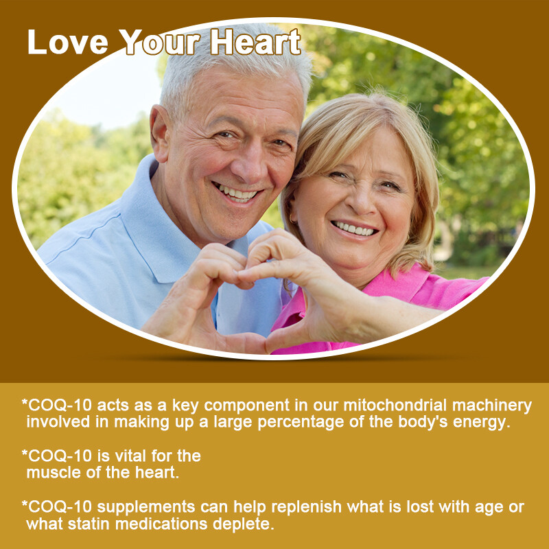 CoQ10 200mg Softgels Heart Health – Cellular Energy Production & Repair Formula