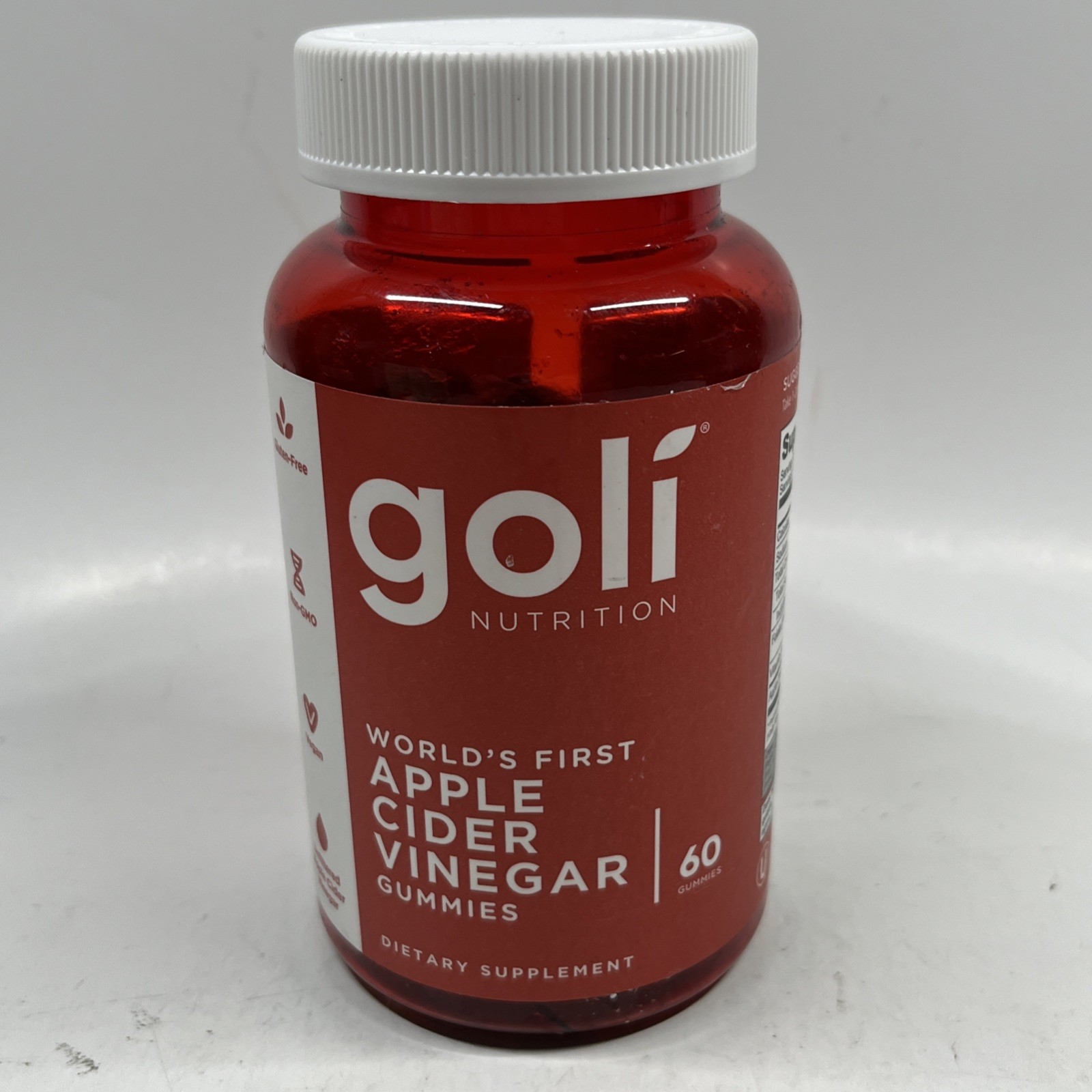 Goli Nutrition Apple Cider Vinegar Gummies – 60 Count EXP 03/2026 SEALED