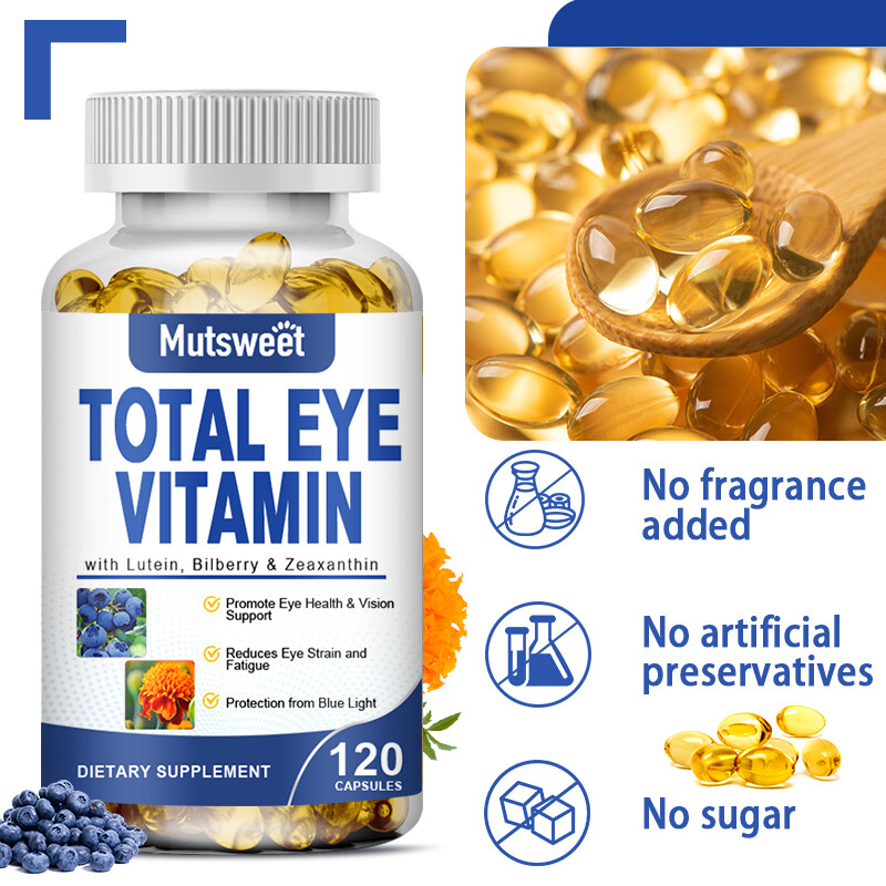 Eye Health 120 Capsules, Lutein Zeaxanthin, Vision Health, Eye Support