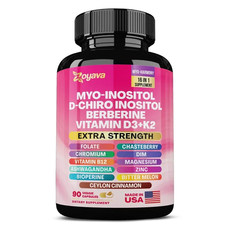 Zoyava Hormones & Cycle Support Women’s All-in-One Supplement 90 Vegan Capsules