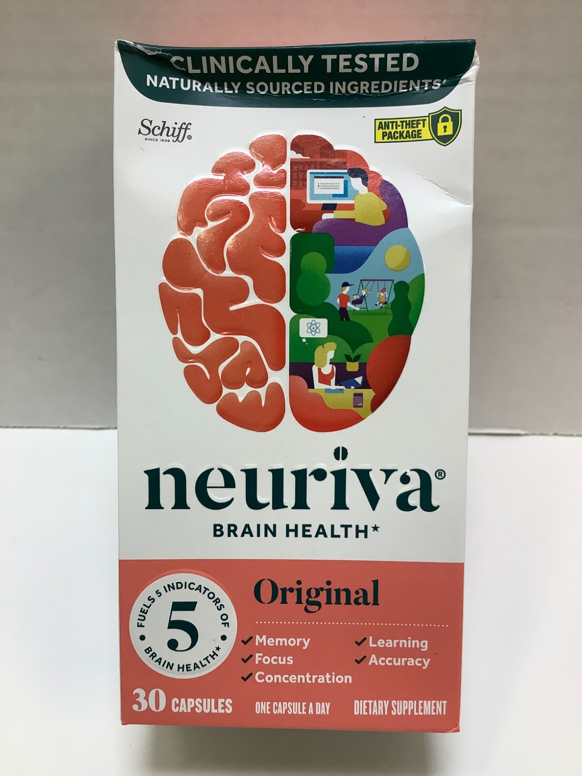 Neuriva Brain Health Original, Memory Focus Concentration, 30ct, 10/2026