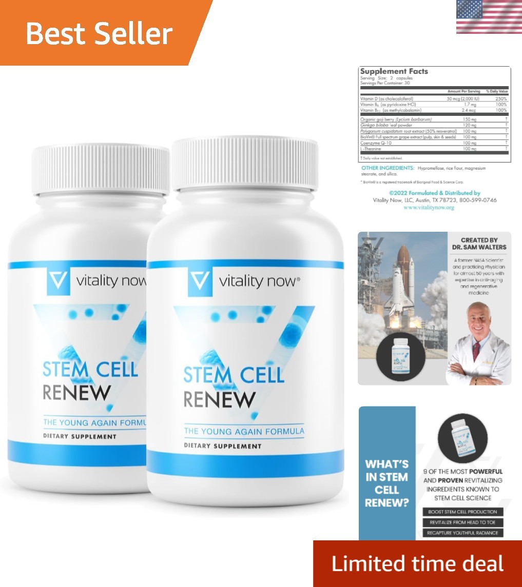 Stem Cell Renew | Boost Your Natural Supply of Stem Cells to Strengthen Menta…