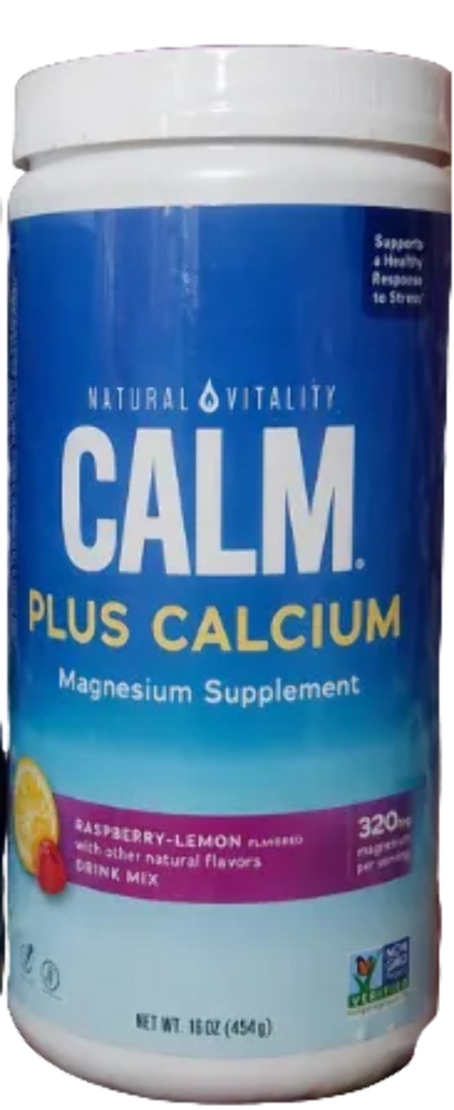 7/26 Natural Vitality Calm, Magnesium & Calcium Supplement, Drink Mix Powder Sup