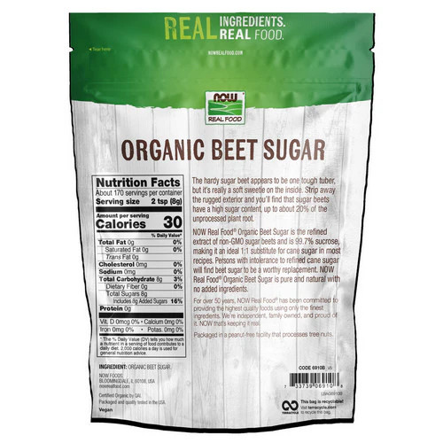 Beet Sugar 3 lb 1361g by Now Foods