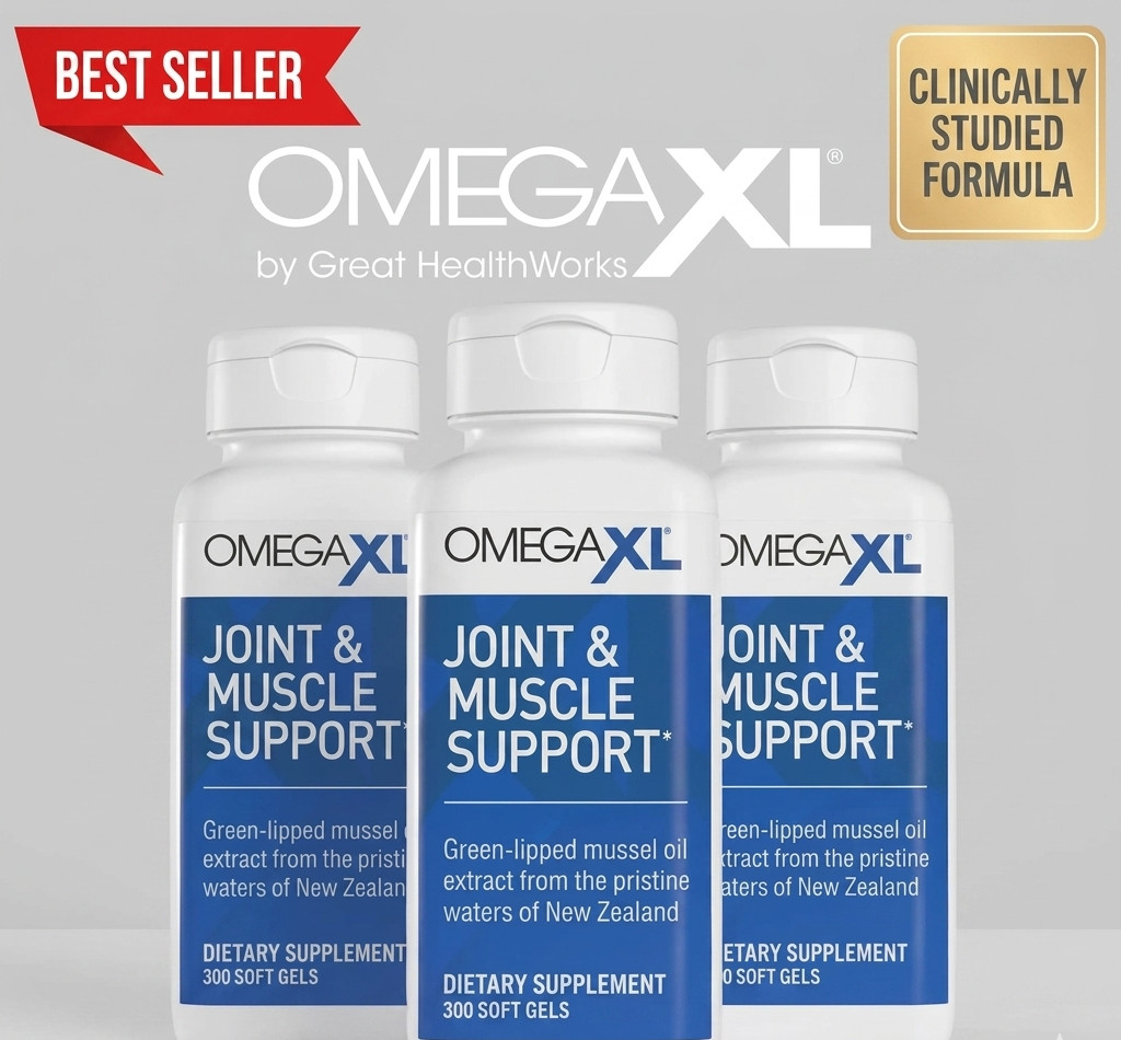 PACK OF 3 OMEGA XL 300 CAPSULES LIPPED MUSCLE JOINT&MUSCLE RELIEF SUPPLIMENT