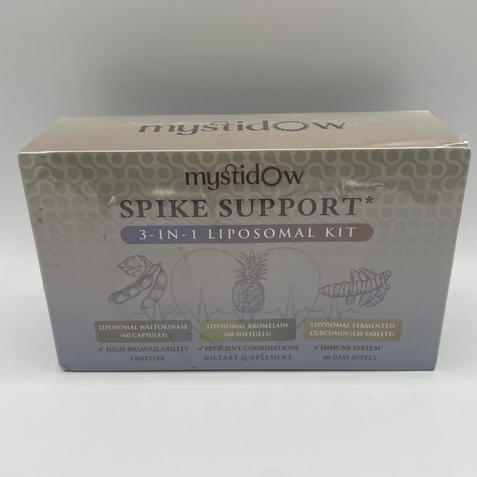 Mystidow Spike Support Trio Liposomal – 60 Capsules Ea EXP 02/2028 – SameDayShip