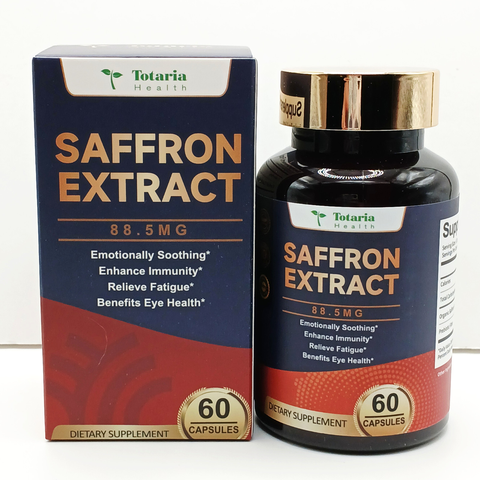 Organic Saffron Extract 88.5mg Supplement for Mood,Energy,Eyes&Immunity EXP 4/27
