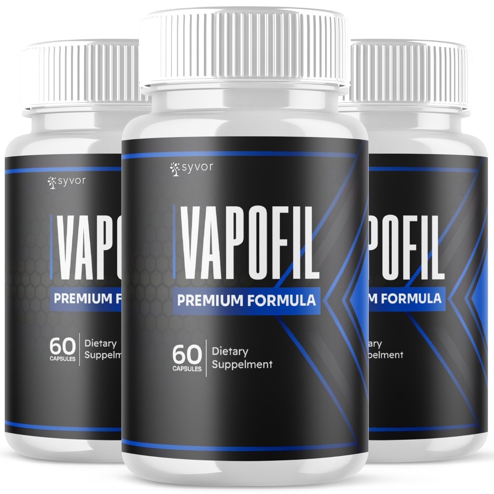 (1-3 Pack) Vapofil Advanced Male Pills Vapo Fil Formula Supplement 60 Capsules