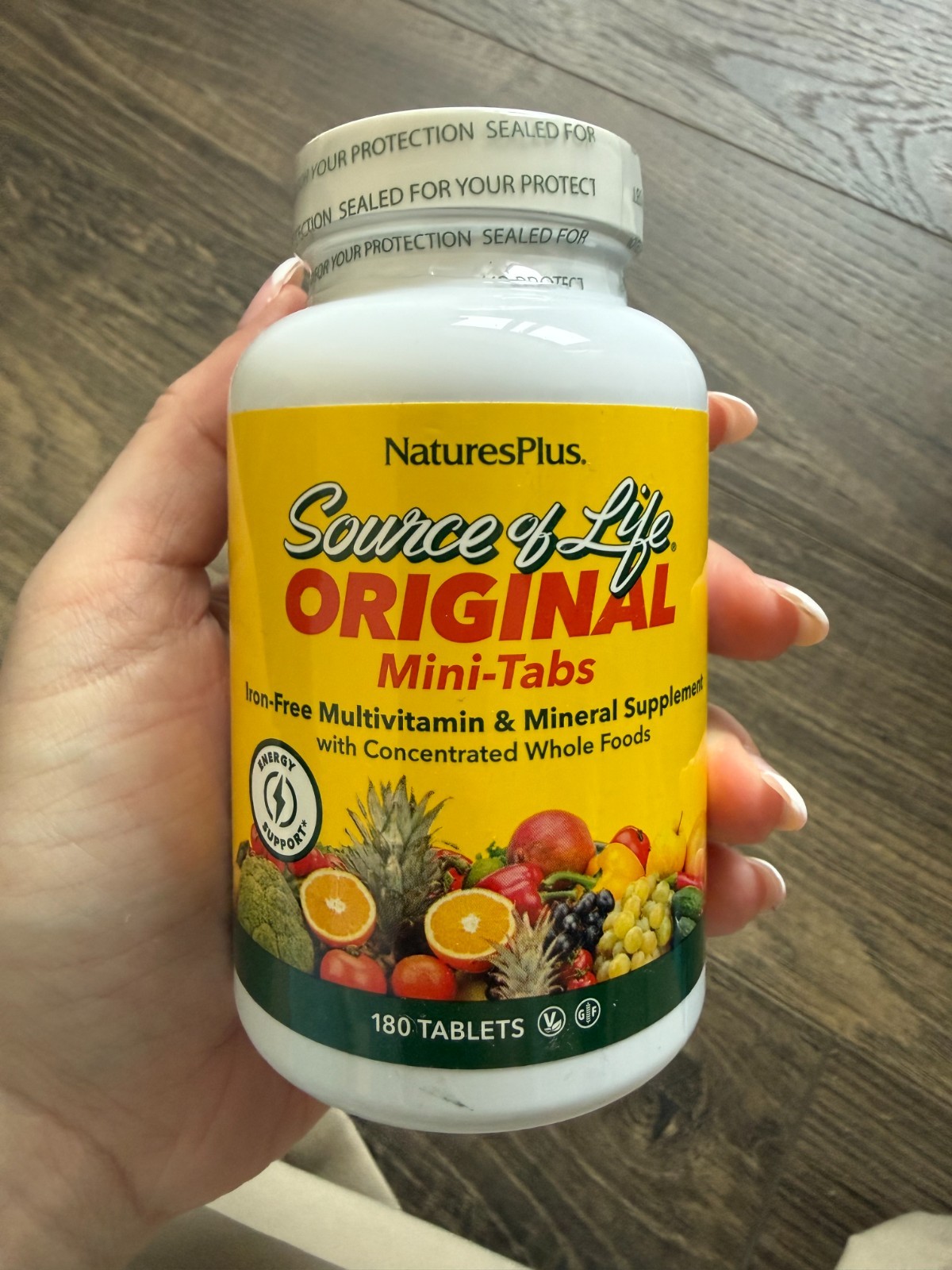 Natures Plus Source of Life Mini tabs- 180 tabs – Multivitamin & Mineral