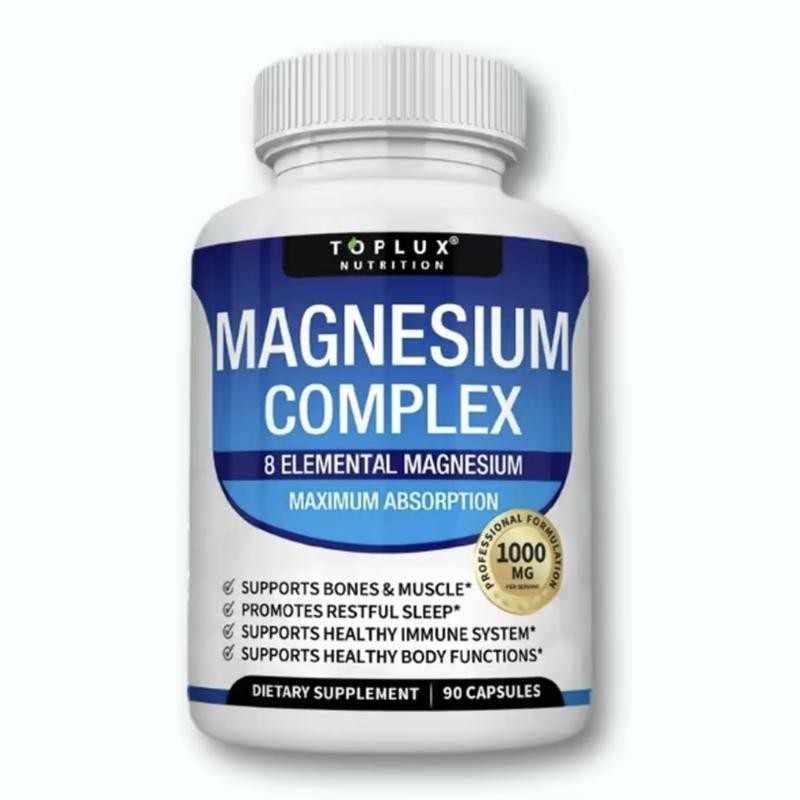 Magnesium Complex 8 Types Supplement | Fitness & Immunity Support Daily Mineral