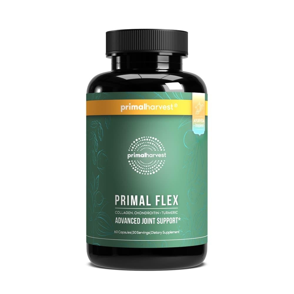 Primal Harvest, Primal Flex Joint Supplement with Collagen, Turmeric, Boswellia