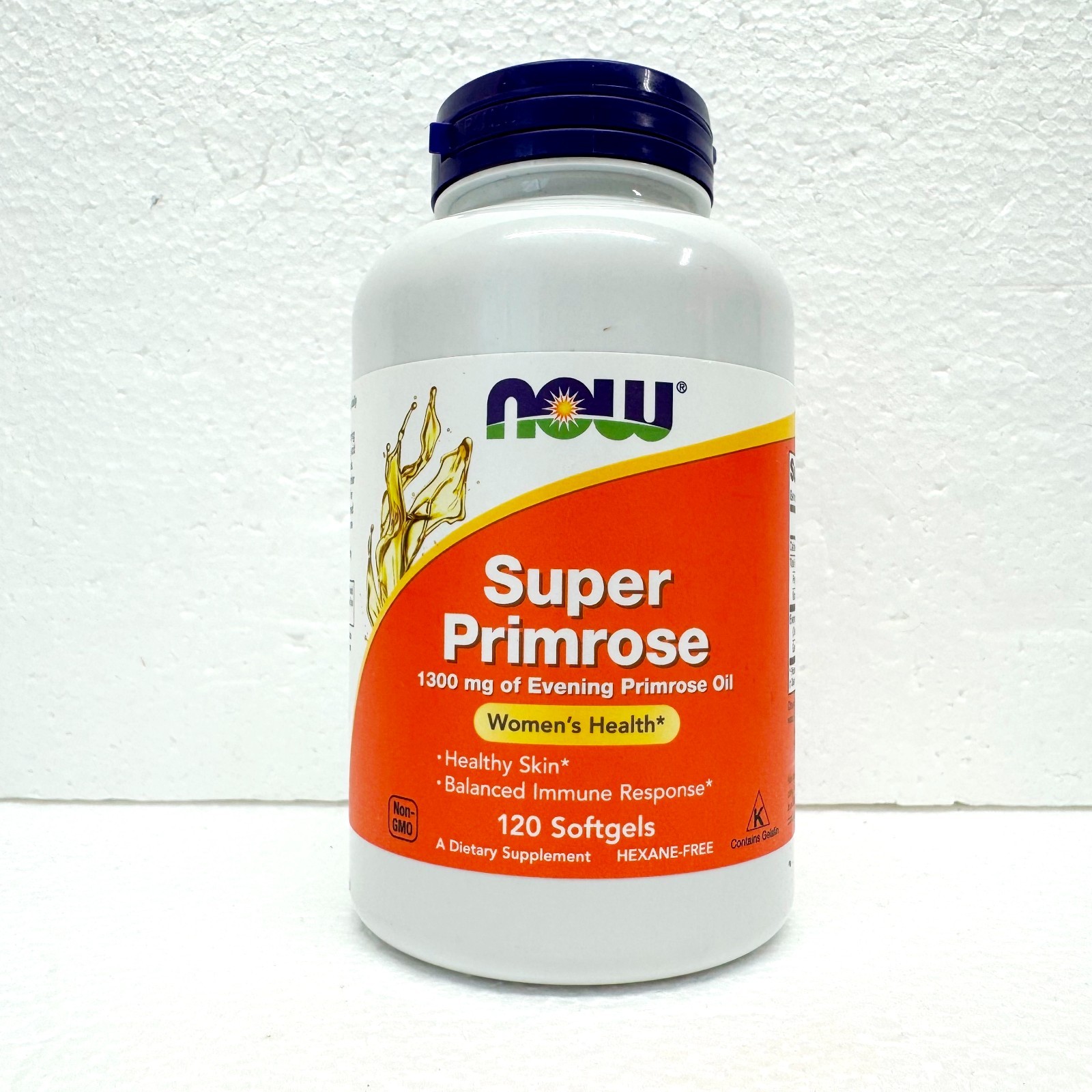 NOW Foods Super Primrose 1300mg Evening Primrose Oil 120 Softgels Women’s Health
