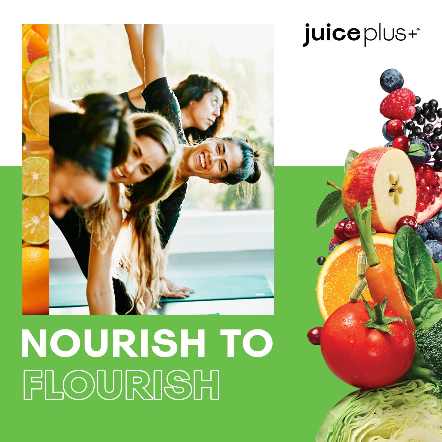 JuicePlus+ Fruit Vegetable & Berry Blend Nutrient-Packed Ingredients For Hear…