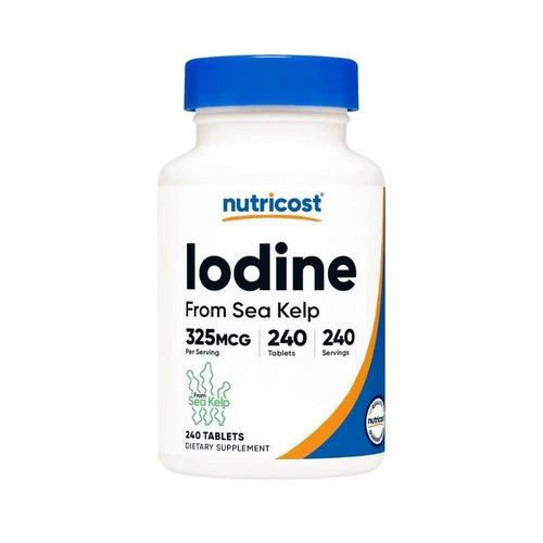 Iodine Tablets 240 Count 325 Mcg by Nutricost