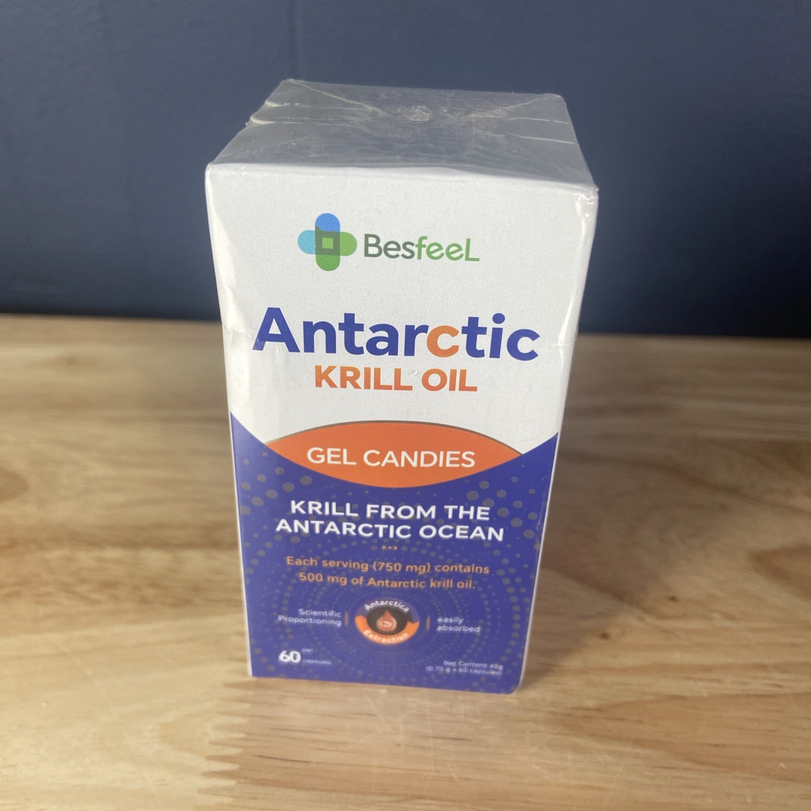 Besfeel Krill Oil, 2026 Upgraded Antarctic Krill Oil 500 mg with Omega-3