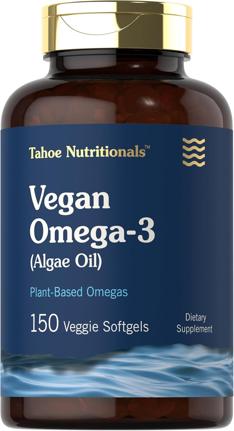 Vegan Omega 3 Supplement 150 Softgels from Algae Oil Non-Gmo & Gluten Free by Ta