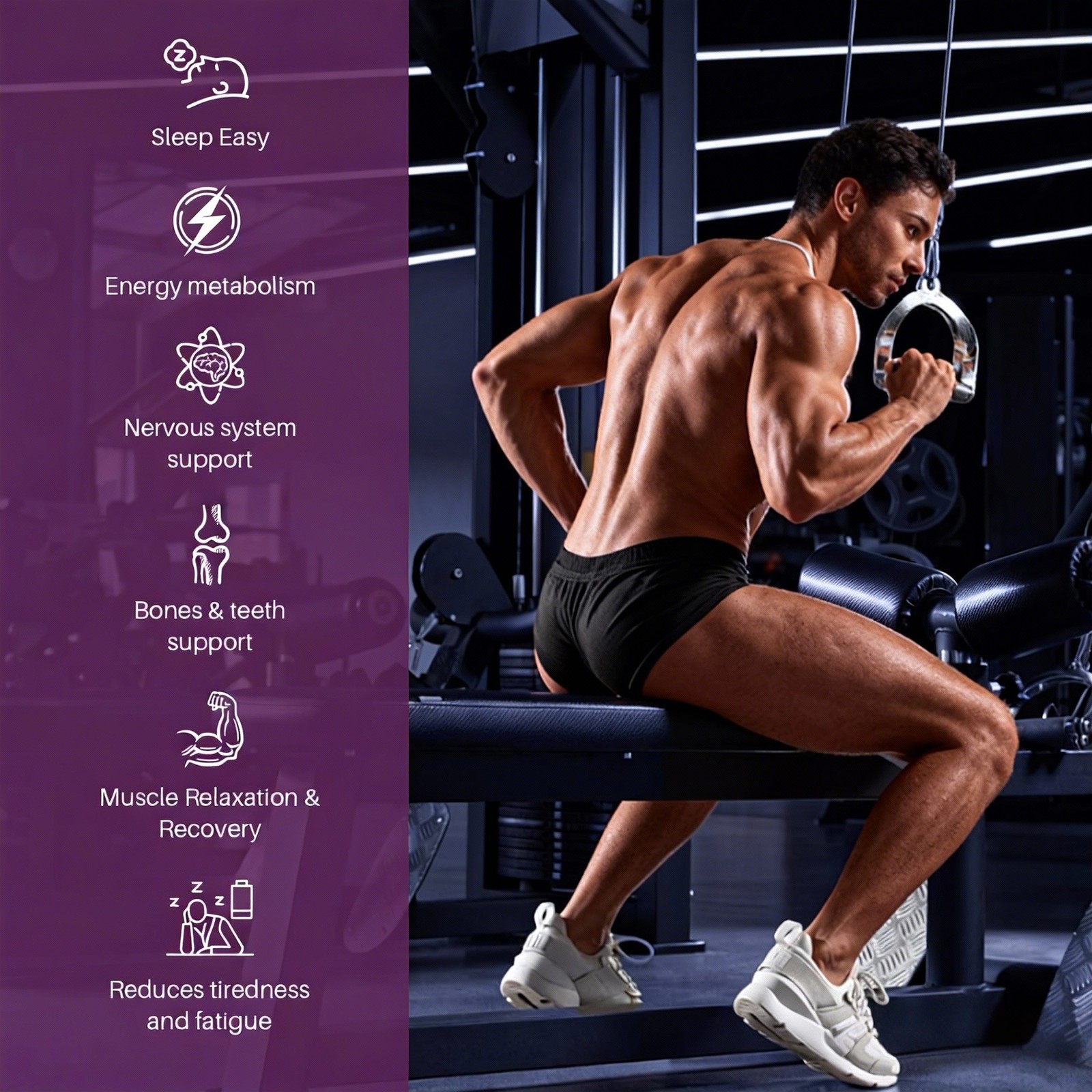 Magnesium 12 in 1 Complex 700mg – Glycinate Citrate Malate Taurate Daily Support