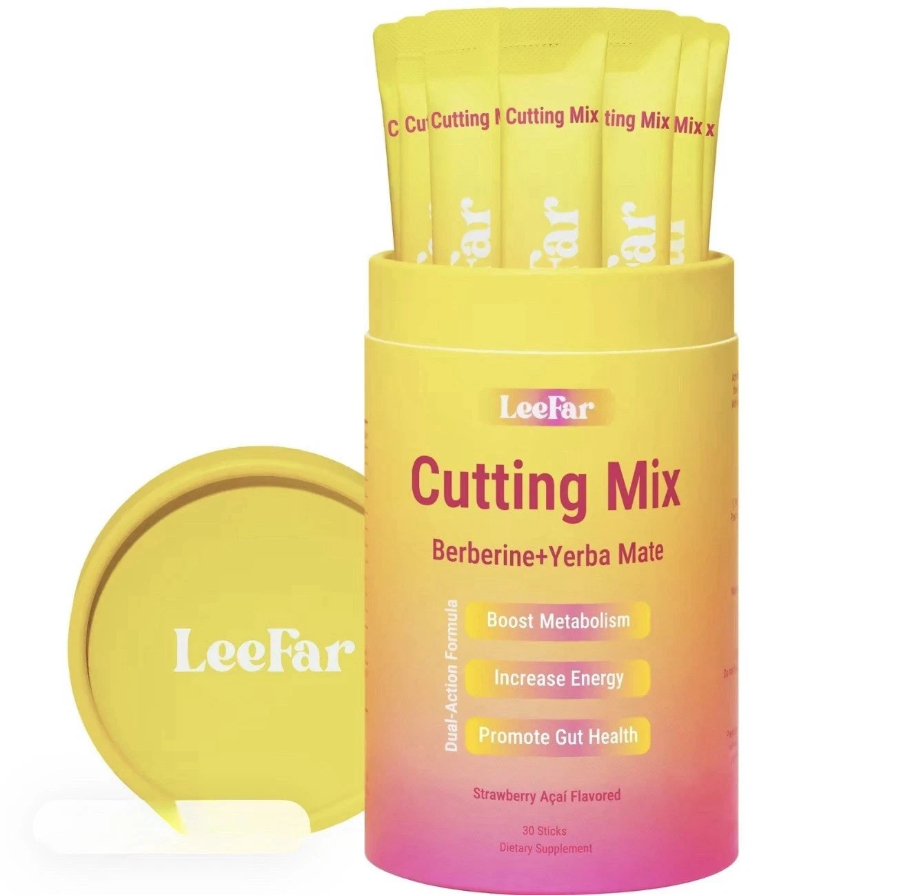 LeeFar Cutting Drink Mix – Berberine, Chromium, FOS, Yerba Mate