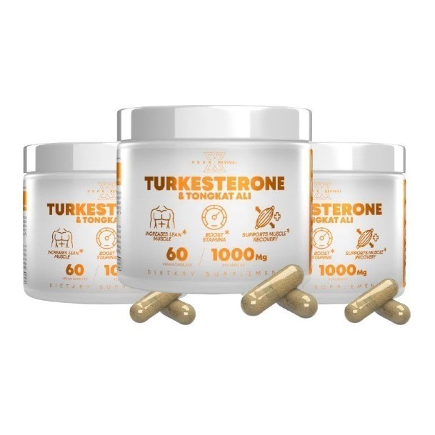 NEW LUXRY Peak Turkesterone Revival X 1K Mg Capsules Supplement Natural
