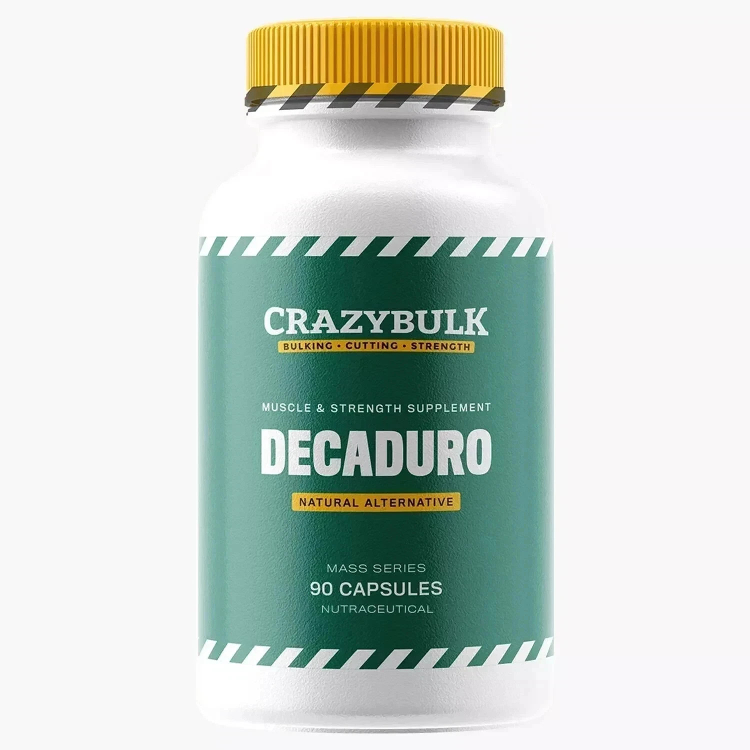 CrazyBulk MUSCLE & STRENGTH Supplement 90 Capsules, Free & Fast Ship – Pack of 3
