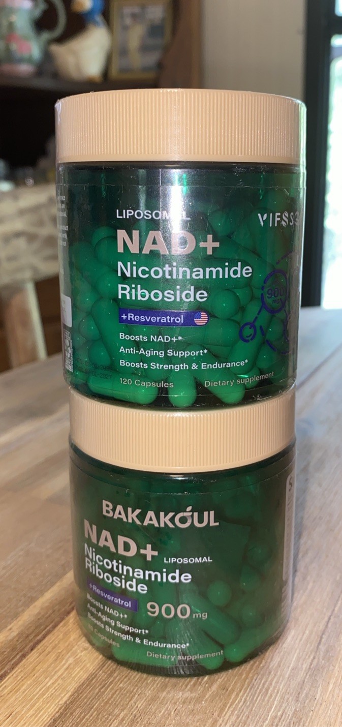 New/Sealed “2” NAD + Supplement – Liposomal Nicotinamide Riboside Exp 3/2027