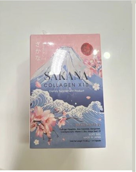 Rose Gold Limited Edition Sakana Collagen x10 Anti Aging Heathy Skin