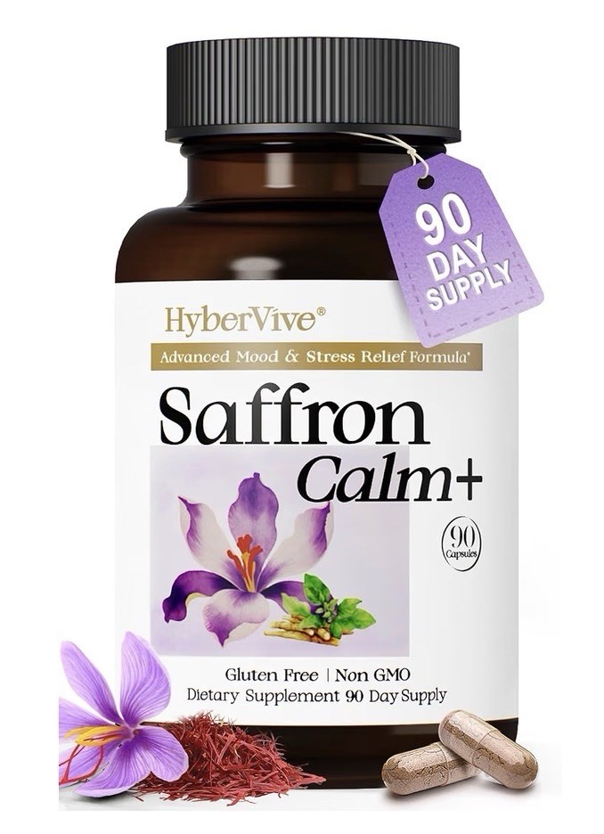 Saffron Supplements with Ashwagandha L-Theanine – 368.5MG – Mood Balance 10/28