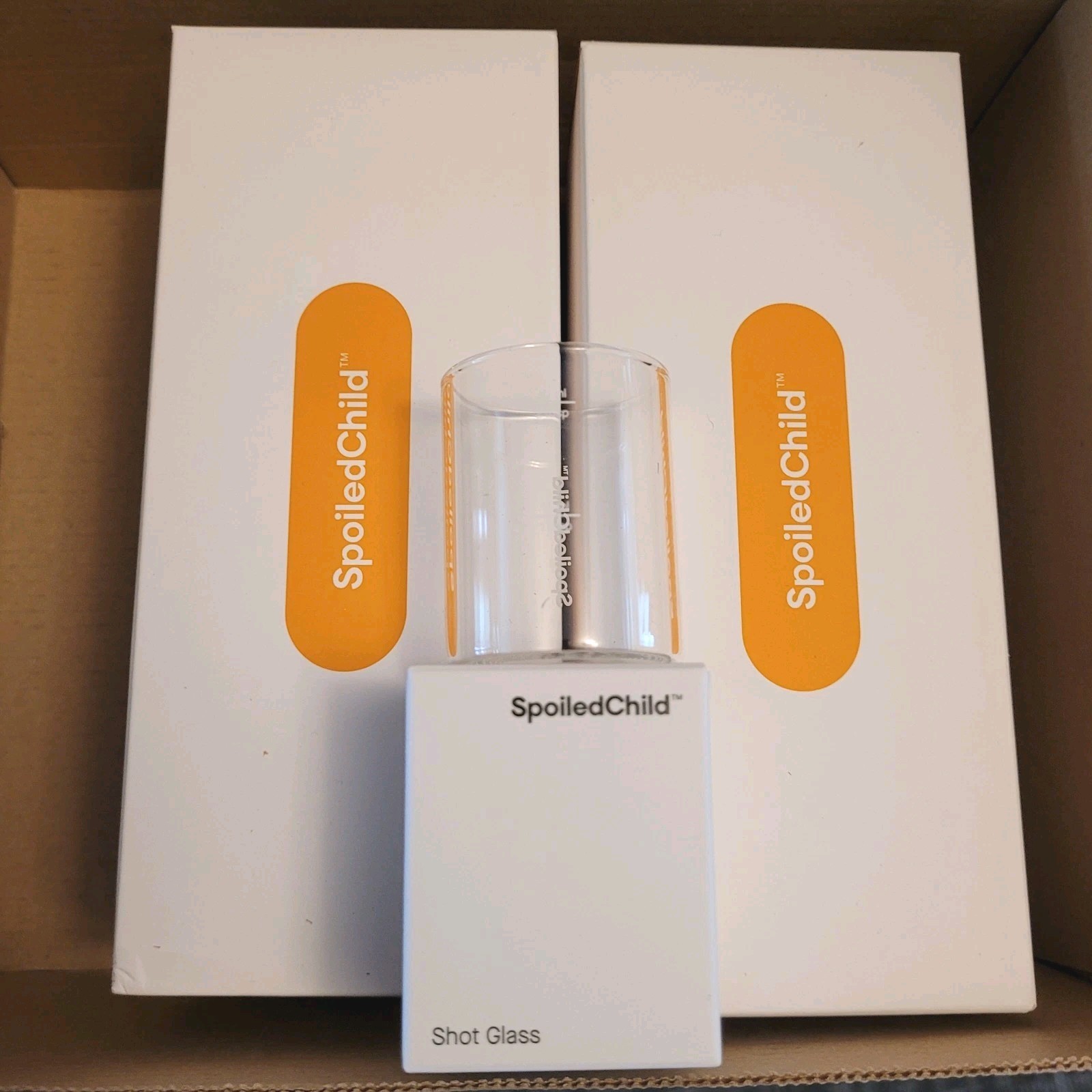 Spoiled Child E27 Liquid Collagen Mango Flavor 2 × 15.2 fl oz + SHOT GLASS LOT