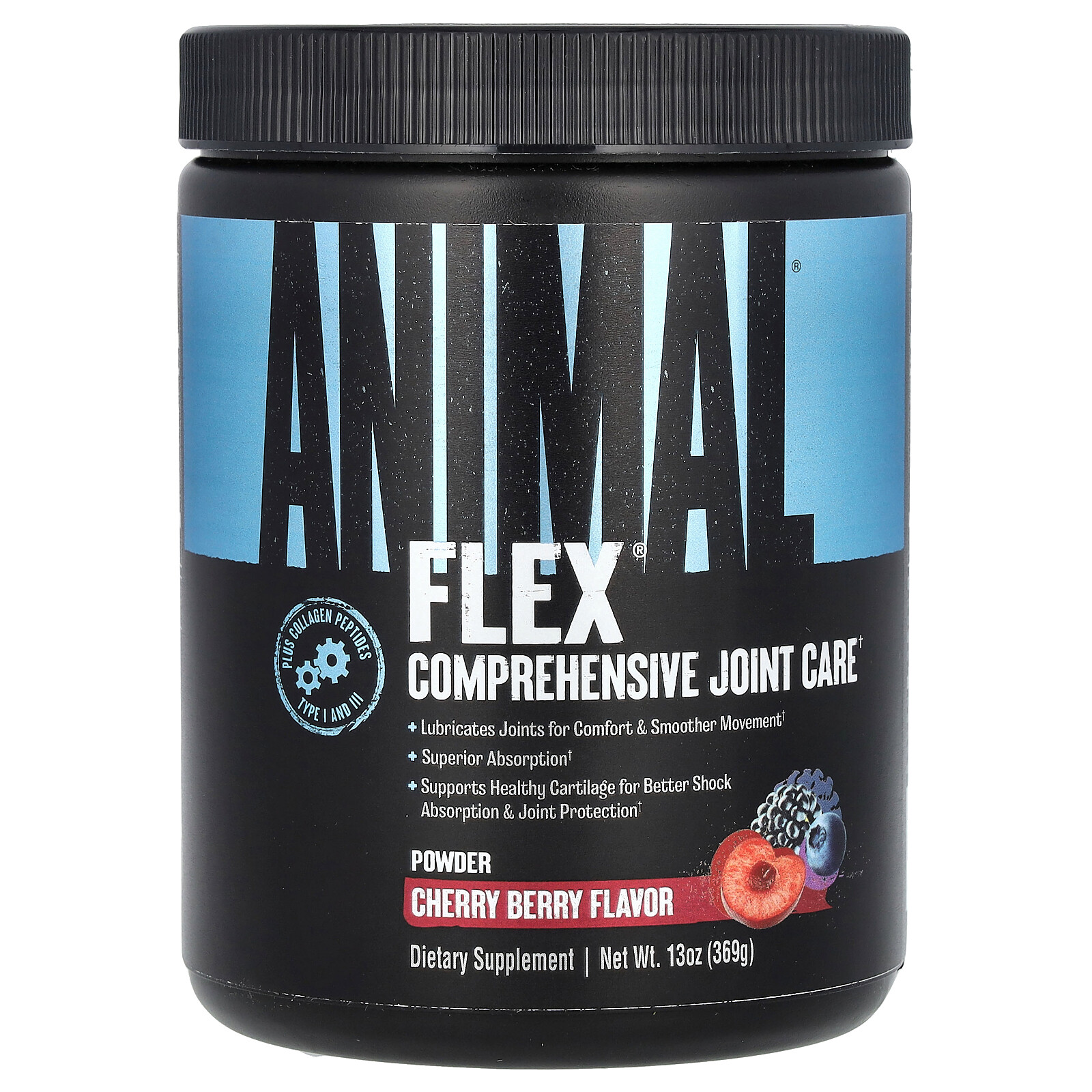 Flex® Powder, Cherry Berry, 13 oz (369 g)