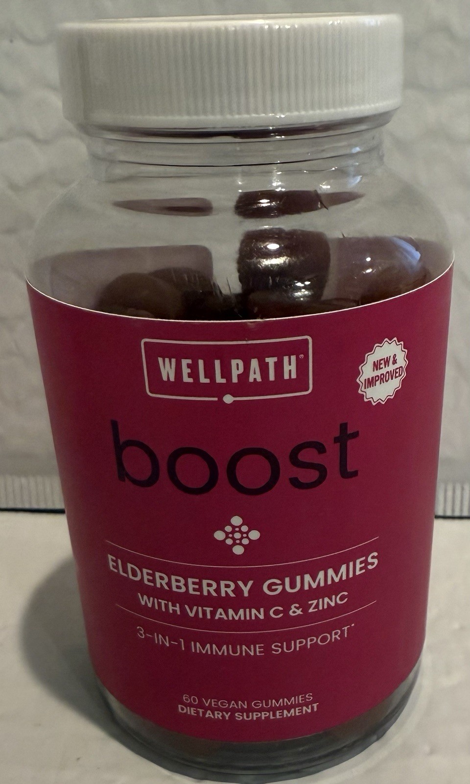 Boost Elderberry Gummies | Zinc & Vitamin C Immune Support | 60 Ct Exp. 2026