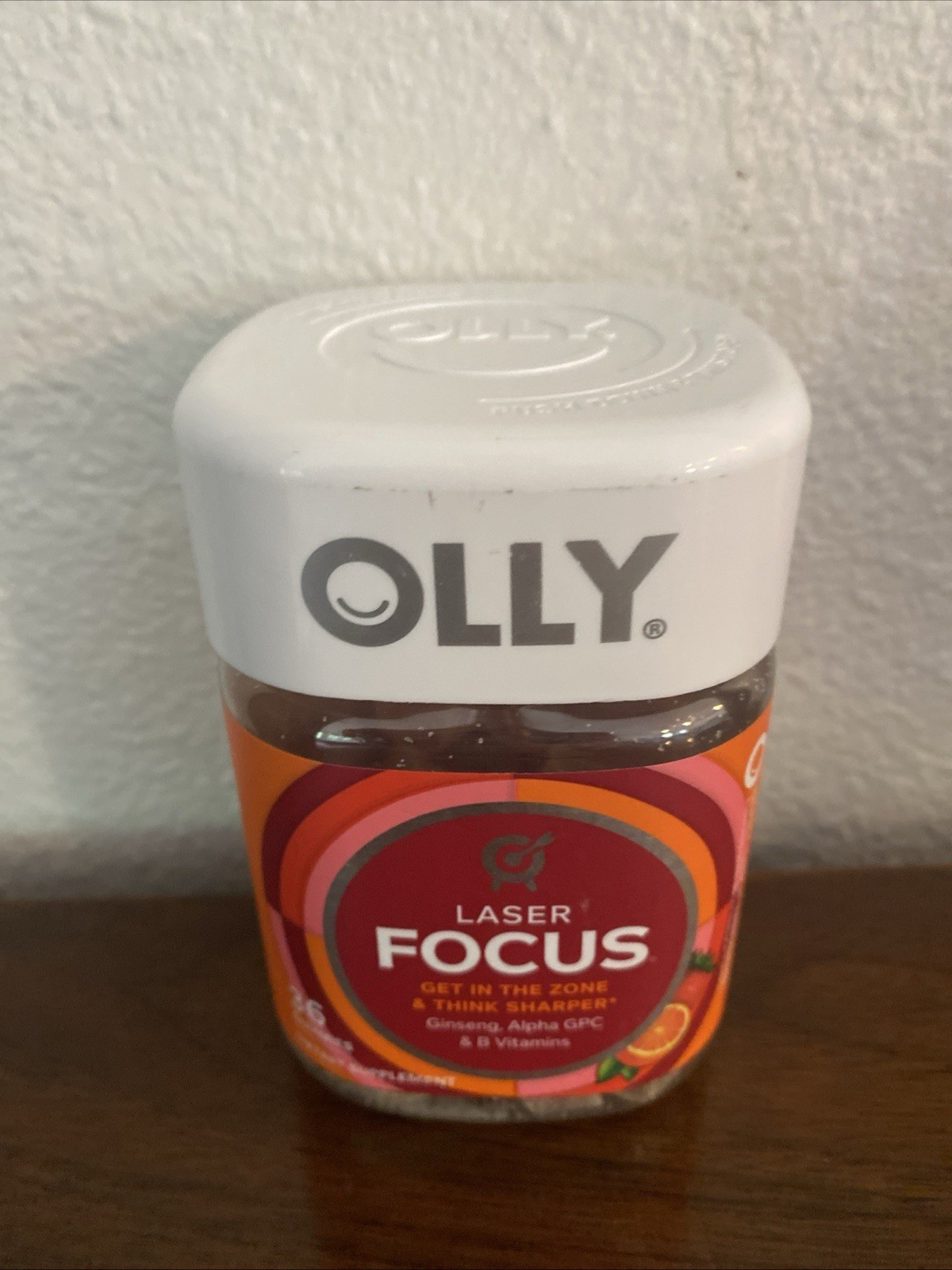 Olly Laser Focus Berry Tangy Tangerine Supplement – 36 Gummies (EXP 01/2026)