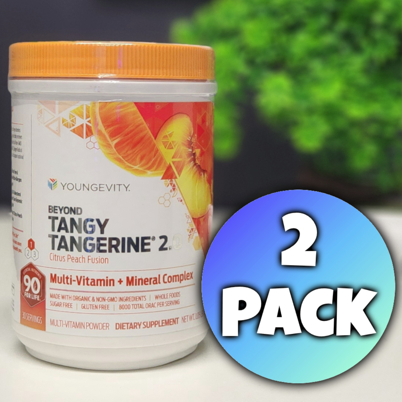 Youngevity Dr. Wallach Beyond Tangy Tangerine 2.0 2pk