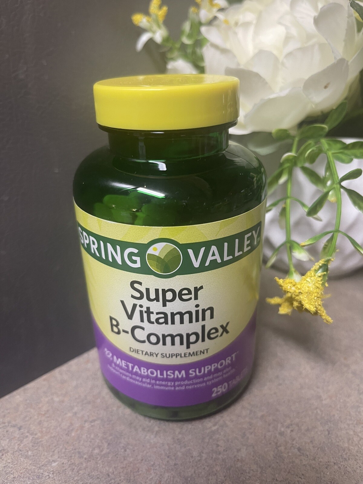 Spring Valley Super Vitamin B -Complex with C & Biotin 250-tablet Ex:07/26