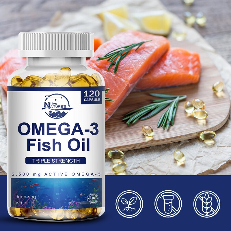 Omega 3 Fish Oil 240 Capsules 3600mg DHA & EPA – 3x Strength,Highest Potency