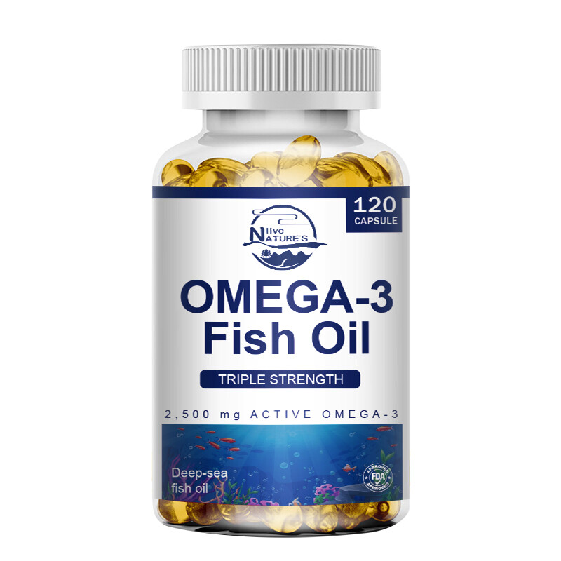 Omega 3 Fish Oil 3600mg Softgels – BEST TRIPLE STRENGTH Heart & Brain Support