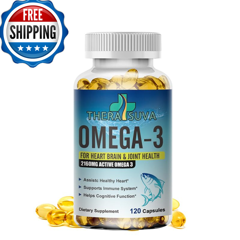 Therasuva Triple Strength Premium Fish Oil Omega-3 2160Mg Epa 1296Mg Dha 864Mg