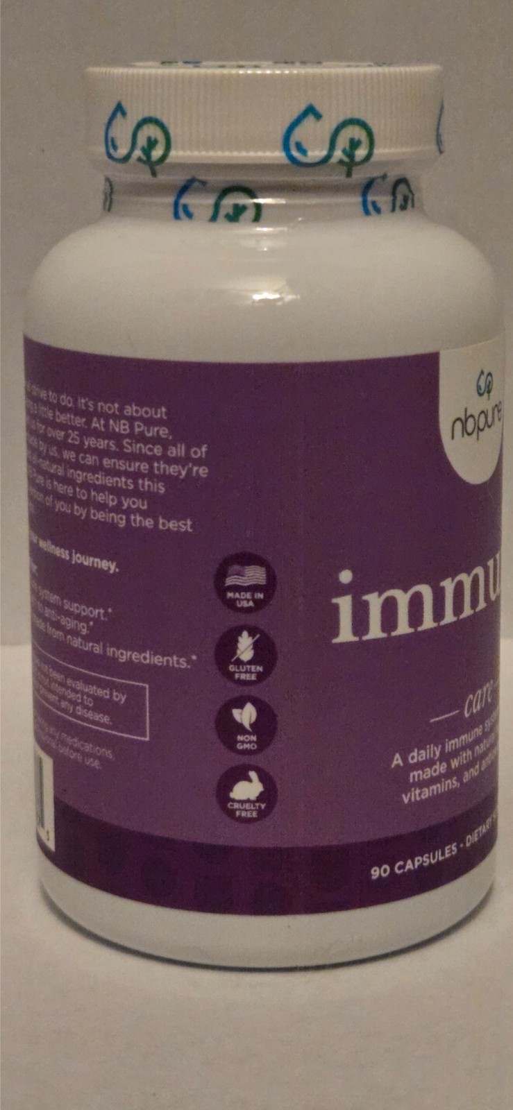 nb pure immune+ dietary supplement