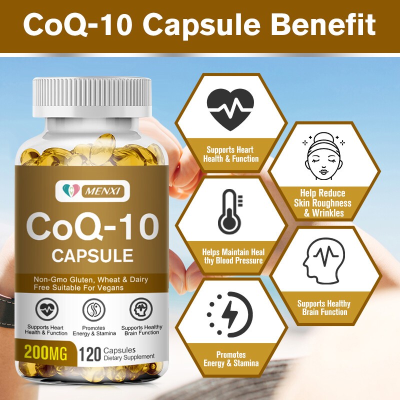 CoQ10 200 mg 240 Veg Capsules GMP Quality Assured Vegan Vegetarian Heart Health