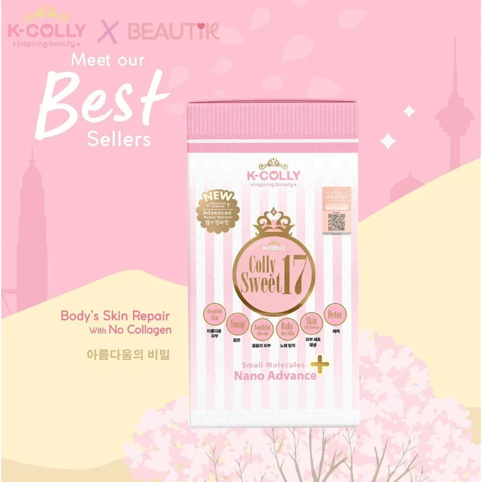 K-Colly New Formula 10X Double Anti Aging (10 Sachets) x 2 Boxes
