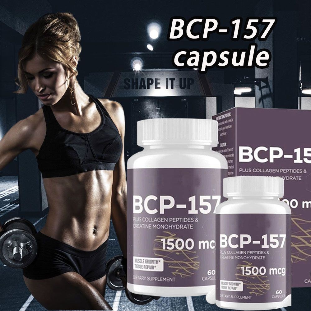 2x Capsules High-Purity Collagen 157 Peptide Formula Promotes Growth Muscle