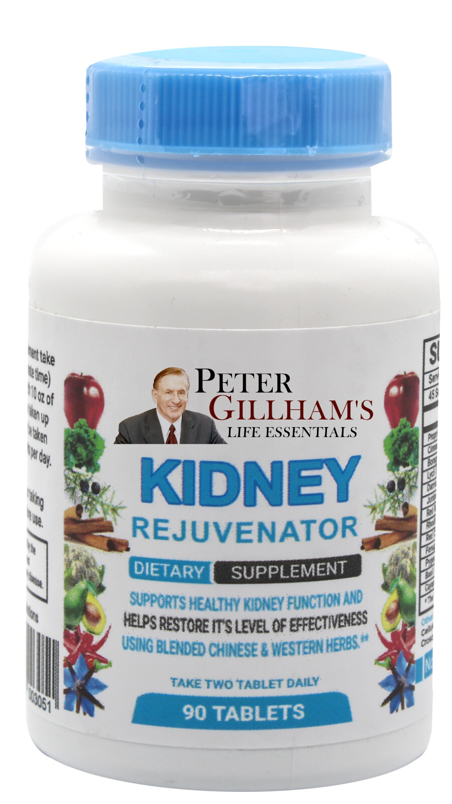 Peter Gillham’s Kidney Rejuvenator, 90 Tablets, 45 Servings per Container.