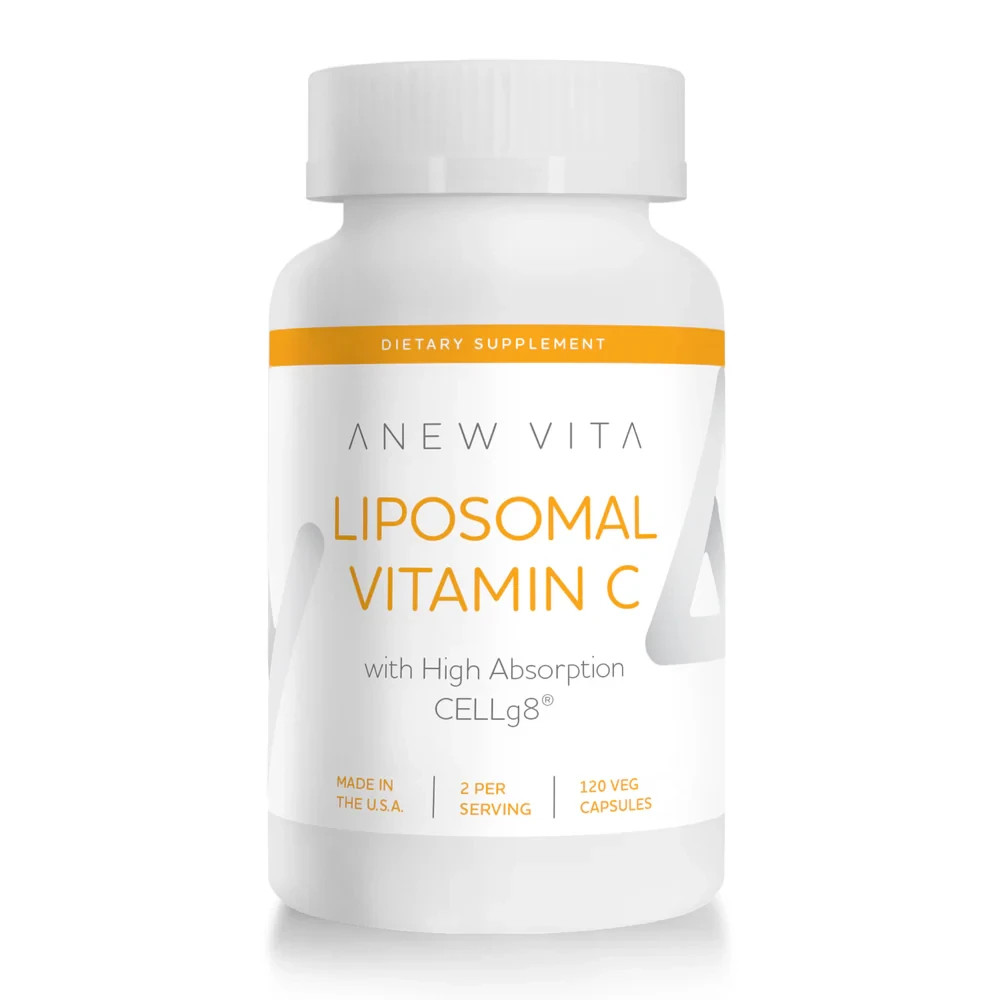 A New Vita Liposomal Vitamin C – 120 Vegan Capsulese, 60 Serving Exp. 01/2027
