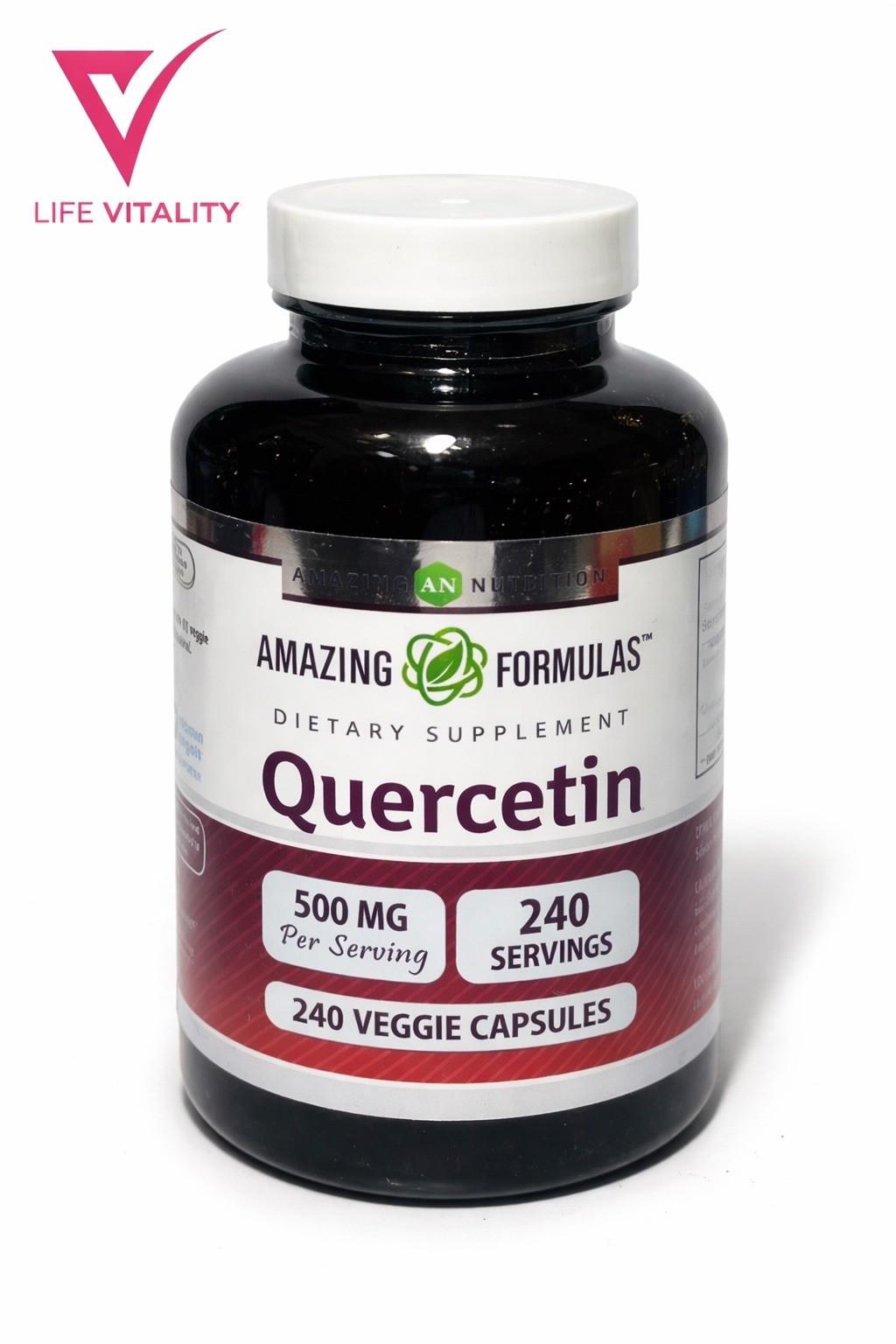 Quercetin 500mg 240 Veggie Capsules High Potency Antioxidant Support