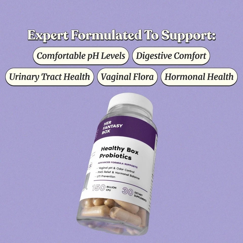 Her Fantasy Box | Healthy Box | Vaginal Probiotics for Women – Prebiotics +