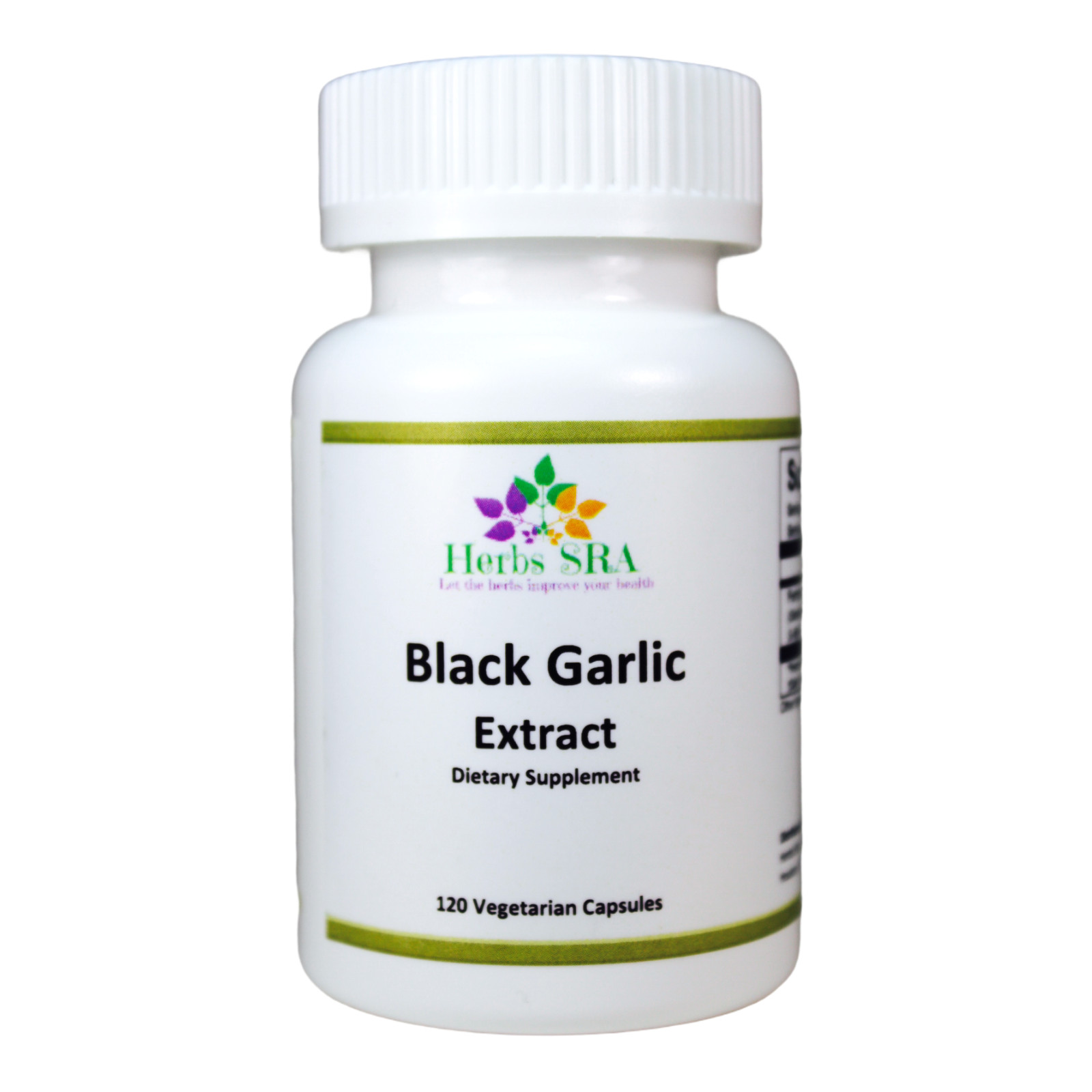 BLACK GARLIC SUPPLEMENT,10x More Powerful, Allergies, Blood Pressure Control.