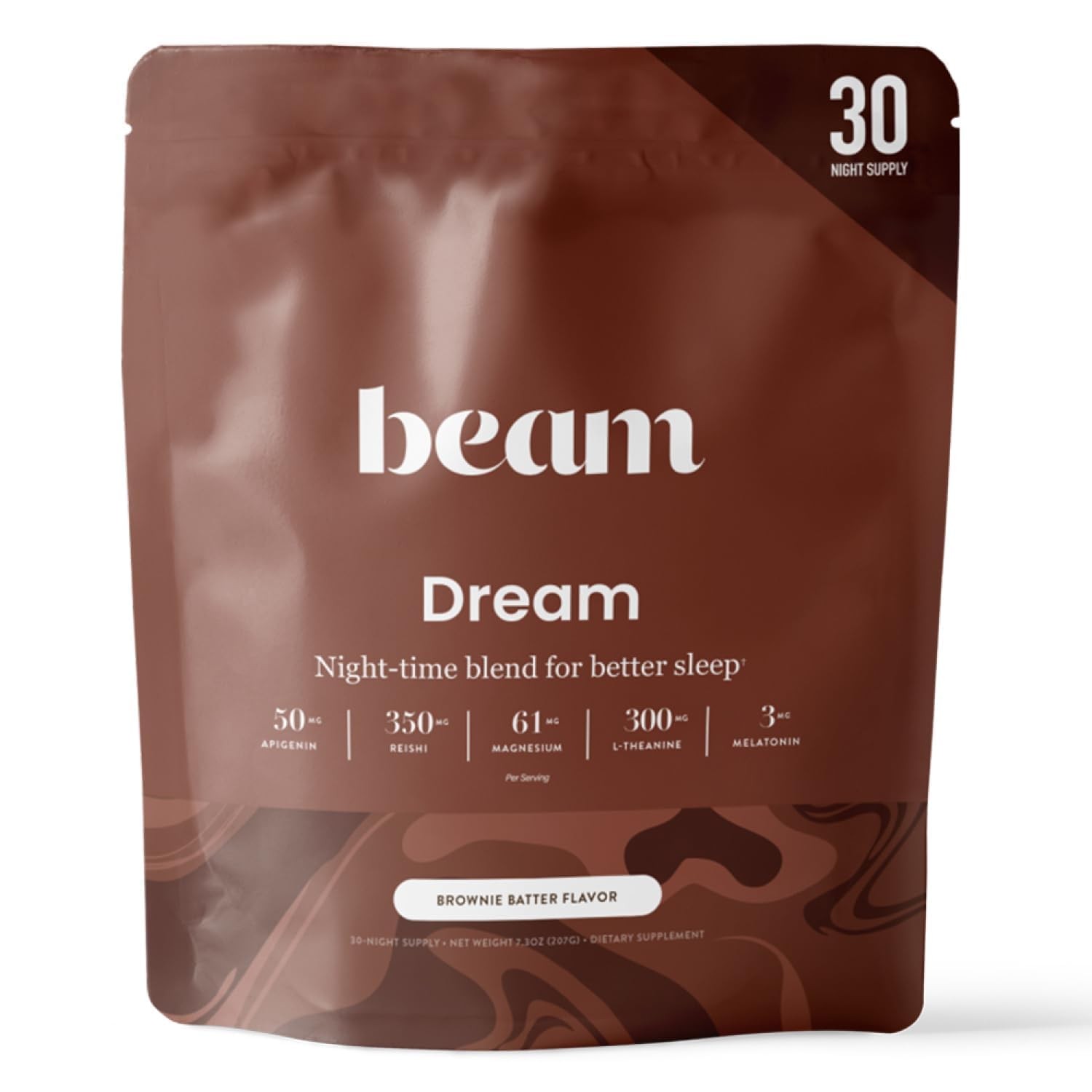Dream Sleep Powder – Sleep Aid for Adults with Melatonin, Magnesium, L-Theani…